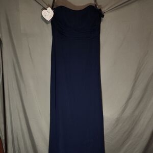 Alfred Angelo NWT Navy Strapless Dress